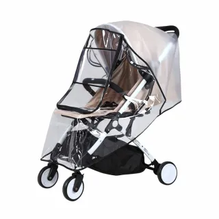 【E.dot】嬰兒推車專用EVA可開窗雨罩/防護罩