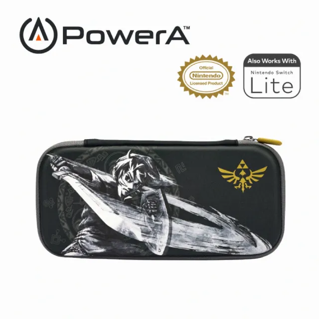 【PowerA】任天堂官方授權 Switch 副廠 輕便薄型收納包(NSCS0087-01-Battle-Ready Link)