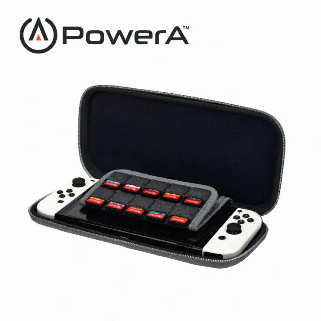 【PowerA】任天堂官方授權 Switch 副廠 輕便薄型收納包(NSCS0087-01-Battle-Ready Link)