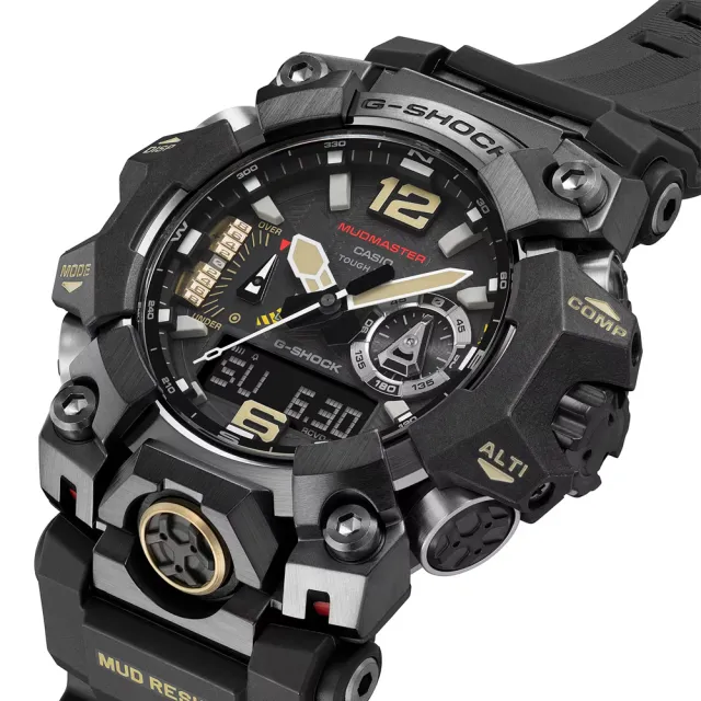 【CASIO 卡西歐】G-SHOCK MUDMASTER 太陽能 藍芽 多功能腕錶 禮物推薦 送禮首選(GWG-B1000-1A)