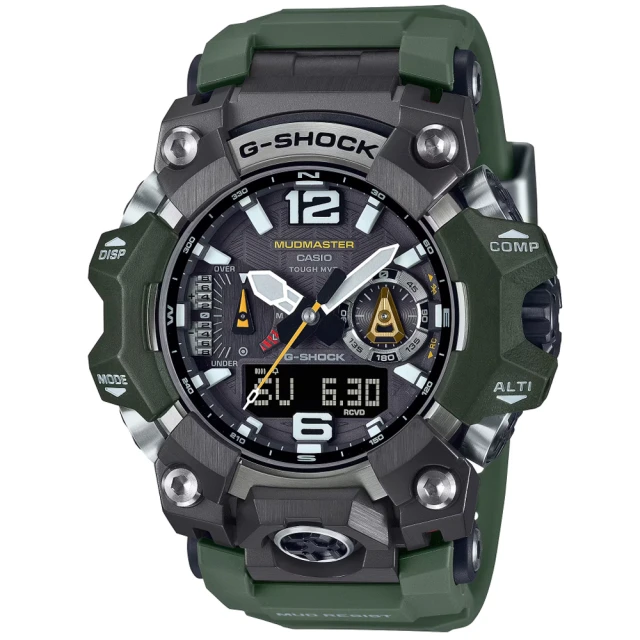 CASIO 卡西歐 G-SHOCK MUDMASTER 太陽能 藍芽 多功能腕錶 禮物推薦 送禮首選(GWG-B1000-3A)