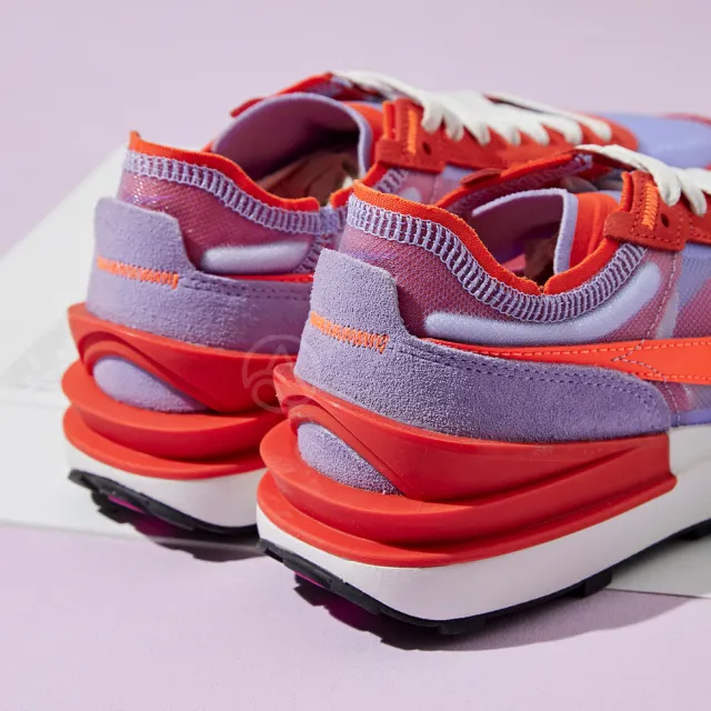 【NIKE 耐吉】W WAFFLE ONE 女鞋 橘藍紫色 小SACAI 運動 休閒鞋 DC2533-800