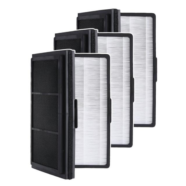 【蟎著媽】複合式濾網3入優惠組(適用 Blueair Pro M / L / XL   SmokeStop Particle 空氣清淨機)