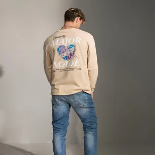 【MAJOR MADE】愛心地球薄長TEE