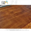 【文創集】卡達原木風6尺北美原切實木餐桌(不含餐椅)