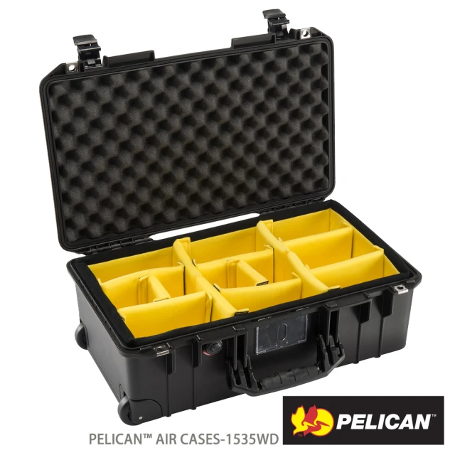 PELICAN 1514 輪座拉桿氣密箱 含隔板-3色(公司