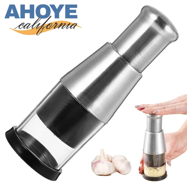 AHOYE 拍拍刀省力搗蒜器(壓蒜器 蒜泥器 搗碎器 搗泥器)