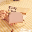 【KINAZ】驚喜圓滑貼心分層零錢包-粉嫩紅魔法 -小物魔法系列