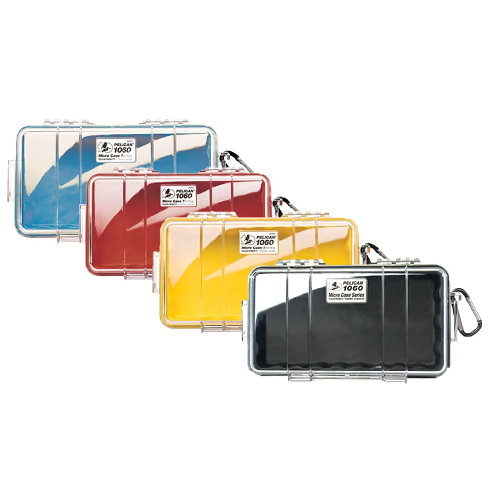 【PELICAN】1060 Micro Case 微型防水氣密箱 透明-4色(公司貨)