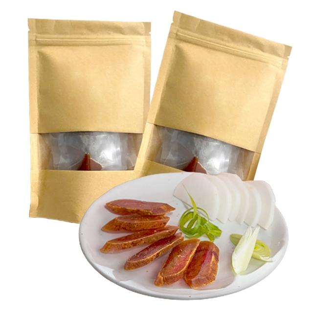 【Umi 鎢滿】台灣野生一口烏魚子75克x4包(一口烏魚子 烏魚子 年菜 零食 伴手禮 下酒菜 過年 烏魚子禮盒)