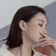 【Queenshop】女裝 正韓 簡約圓形造型耳針式耳環 現+預 07030814