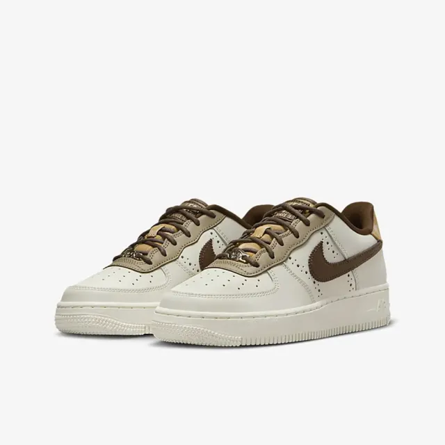 NIKE 耐吉】休閒鞋運動鞋AIR FORCE 1 LV8 GS 男鞋女鞋大童帆白