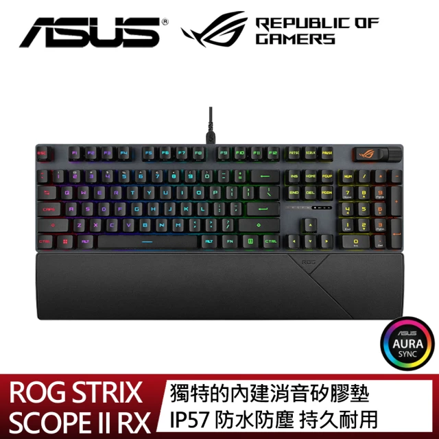 ASUS 華碩ASUS 華碩 ROG Strix Scope II RX PBT 中文機械電競鍵盤