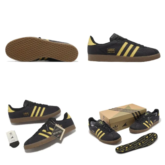 adidas 愛迪達】休閒鞋Gazelle DCDT GTX 男鞋女鞋黑黃防水聯名復古愛迪