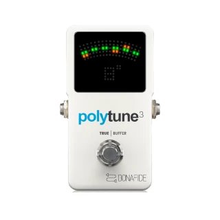 【TC Electronic】Polytune 3 LED Guitar Tuner Pedal / Buffer 地板調音器(原廠公司貨 商品保固有保障)