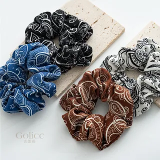 【Gulicc】髮圈 歐美款 復古係 百搭 大腸髮圈(新年 情人節 生日 髮飾 頭飾 大腸圈 髮夾 禮物)