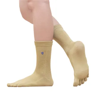 【CuCare】CuCare醫用輔助襪（未滅菌） - 五趾襪(銅纖維 醫療 抗菌 除臭 排汗 吸濕 彈性 柔順)
