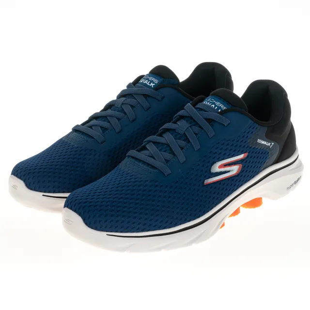 SKECHERS】男鞋健走系列GO WALK 7(216636NVBK) momo購物網- 好評推薦-2024年8月