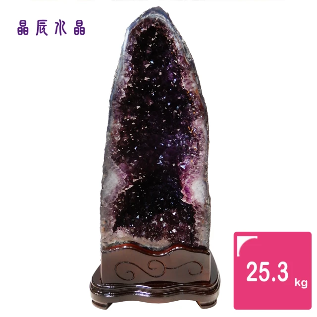 【晶辰水晶】5A級招財天然巴西紫晶洞 25.3kg(FA260)