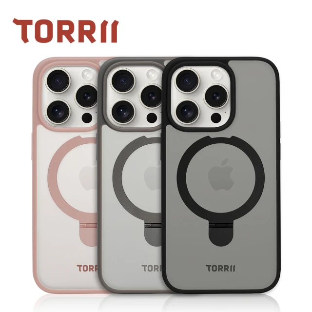 TORRII TORERO MagSafe iPhone 15磁吸支架防摔手機殼