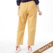 【betty’s 貝蒂思】貝蒂兔兔腰鬆緊直筒休閒褲(卡其色)