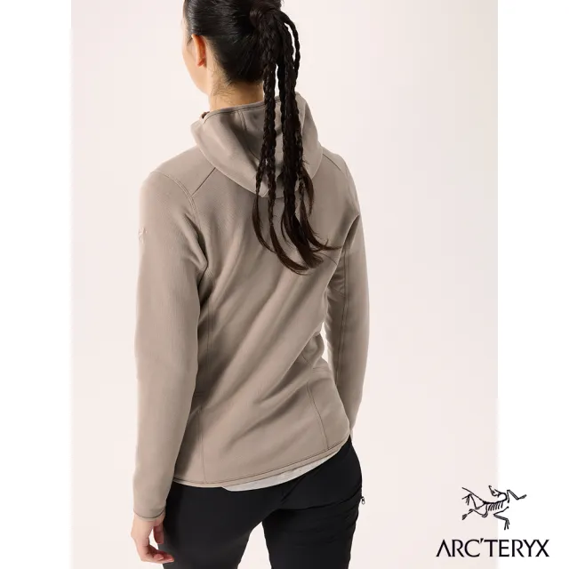 【Arcteryx 始祖鳥官方直營】女 Kyanite 刷毛外套(深煙燻棕)