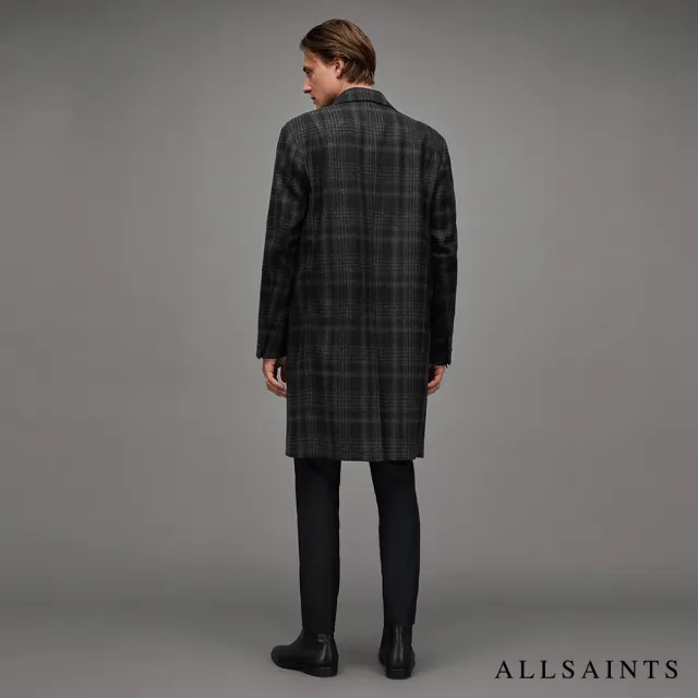 【ALLSAINTS】SARGAS 羊毛中長版大衣 MC028Z(舒適版型)