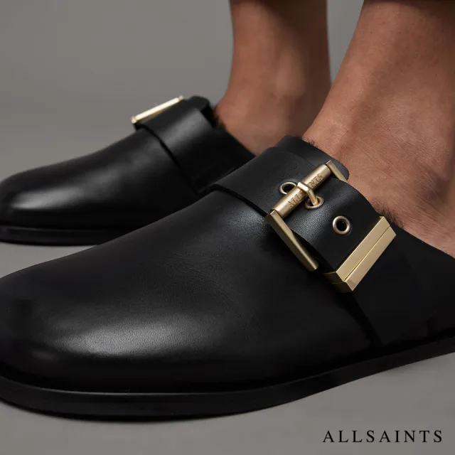 【ALLSAINTS】VENUS 鋪毛穆勒鞋Black WF501Z