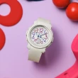 【CASIO 卡西歐】BABY-G 復古70年代 雙顯腕錶-白色 41.5mm(BGA-290PA-7A)
