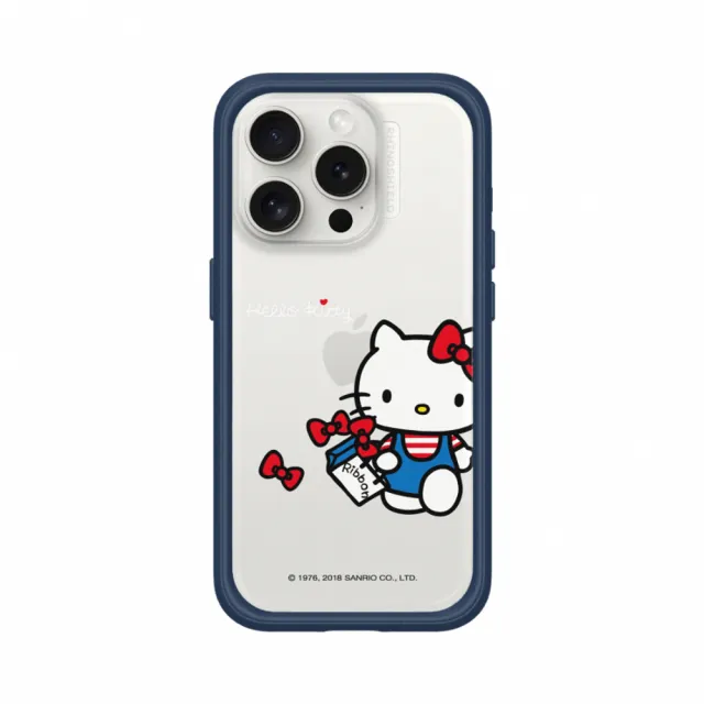 【RHINOSHIELD 犀牛盾】iPhone 15/Plus/15 Pro/Max Mod NX邊框背蓋手機殼/Shopping day(Hello Kitty)