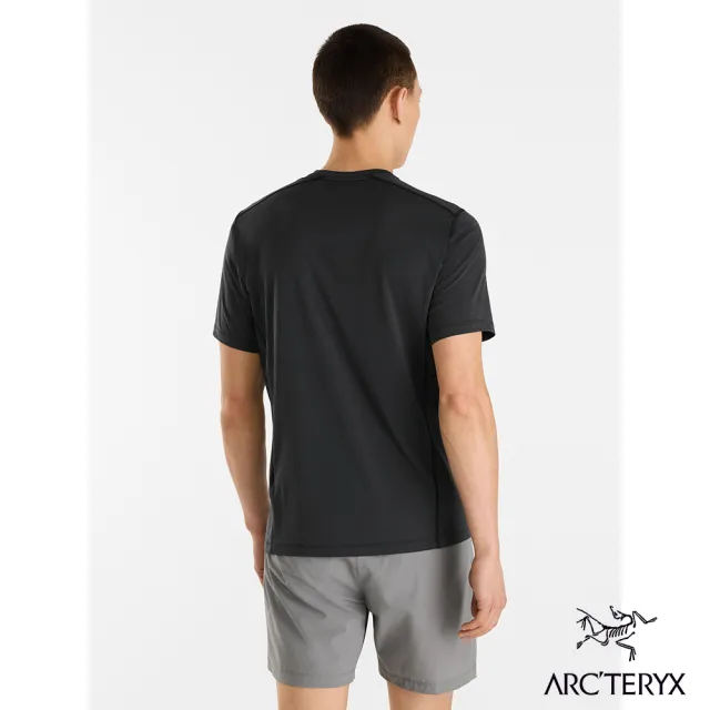 【Arcteryx 始祖鳥官方直營】男 Motus 快乾短袖圓領衫(雜黑)