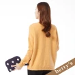 【betty’s 貝蒂思】四葉點點針織毛衣(棕黃色)