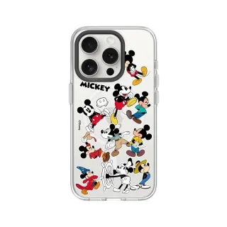 【RHINOSHIELD 犀牛盾】iPhone 15系列 Clear MagSafe兼容 磁吸透明手機殼/米奇-各種米奇(迪士尼)