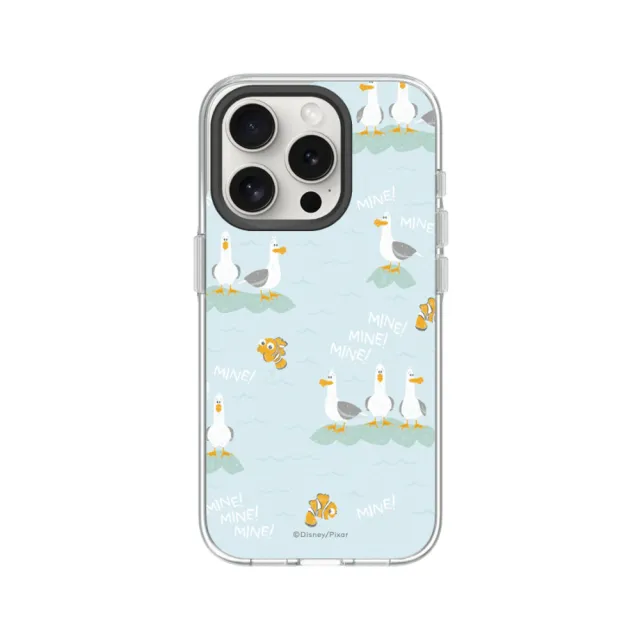 【RHINOSHIELD 犀牛盾】iPhone 15系列 Clear MagSafe兼容 磁吸透明手機殼/海底總動員-海平面派對(迪士尼)