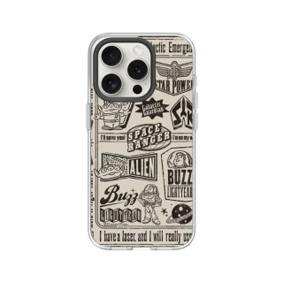 【RHINOSHIELD 犀牛盾】iPhone 15系列 Clear MagSafe兼容 磁吸透明手機殼/玩具總動員-美式風格(迪士尼)