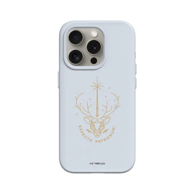 【RHINOSHIELD 犀牛盾】iPhone 15系列 SolidSuit MagSafe兼容 手機殼/圖騰系列：疾疾 護法現身！(哈利波特)