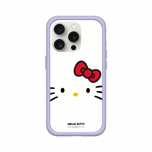 【RHINOSHIELD 犀牛盾】iPhone 15/Plus/Pro/Max Mod NX MagSafe兼容 手機殼/大臉Hello Kitty(Hello Kitty)