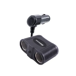 【ANBORTEH 安伯特】酷電大師 兩孔車充擴充座 一年保固(車充座 點菸器擴充座)