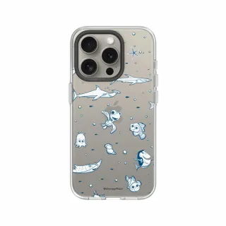 【RHINOSHIELD 犀牛盾】iPhone 15/Plus/15 Pro/Max Clear透明防摔手機殼/海底總動員-海底世界(迪士尼)