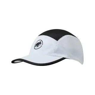 【Mammut 長毛象官方直營】Aenergy Light Cap 輕量遮陽鴨舌帽 白/黑 #1191-01320