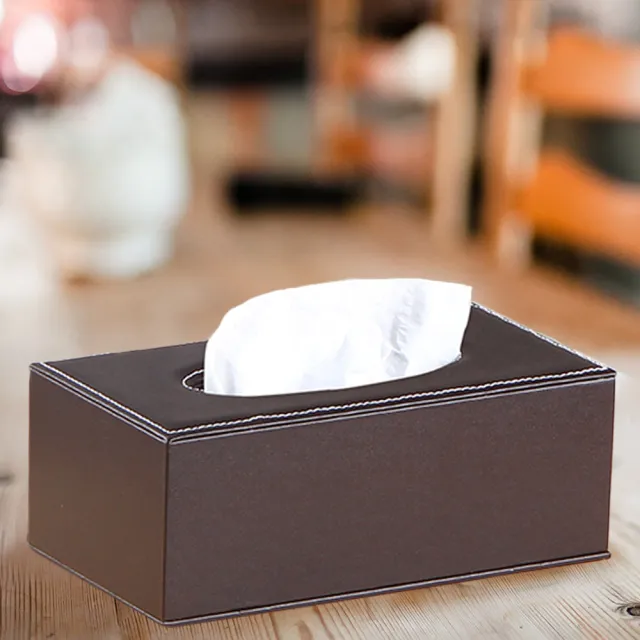 【巴芙洛】皮革面紙盒-收納面紙盒單格3款(編織款/紙巾盒/衛生紙盒/紙抽盒餐巾紙盒)