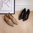 【FAIR LADY】芯太軟 率性造型粗跟樂福鞋(可可棕、6J2804)