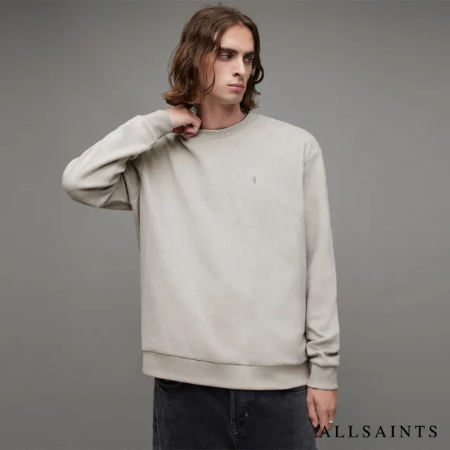 【ALLSAINTS】PORTER 長袖衛衣STONE TAUPE MF009Z(舒適版型)