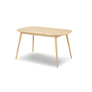 【ASSARI】艾米堤實木餐桌(寬141x深81x高76cm)