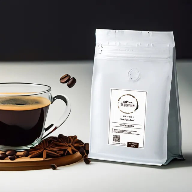 【Cofeel 凱飛】芳醇特調咖啡豆454gx10袋(送石臼式全自動研磨咖啡機)