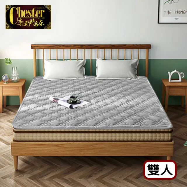 【Chester 契斯特】專利纖維防潑水蓄熱保暖墊-5尺(雙人 保潔墊 床墊)