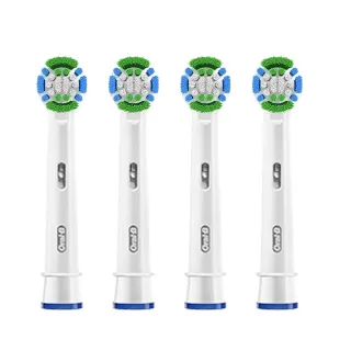 【德國百靈Oral-B-】電動牙刷 基礎清潔杯型彈性刷頭EB20-4(4入)