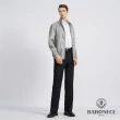 【BARONECE 百諾禮士】男款 進口素材抗UV網紋印花立領薄夾克外套-灰色(1198601-83)