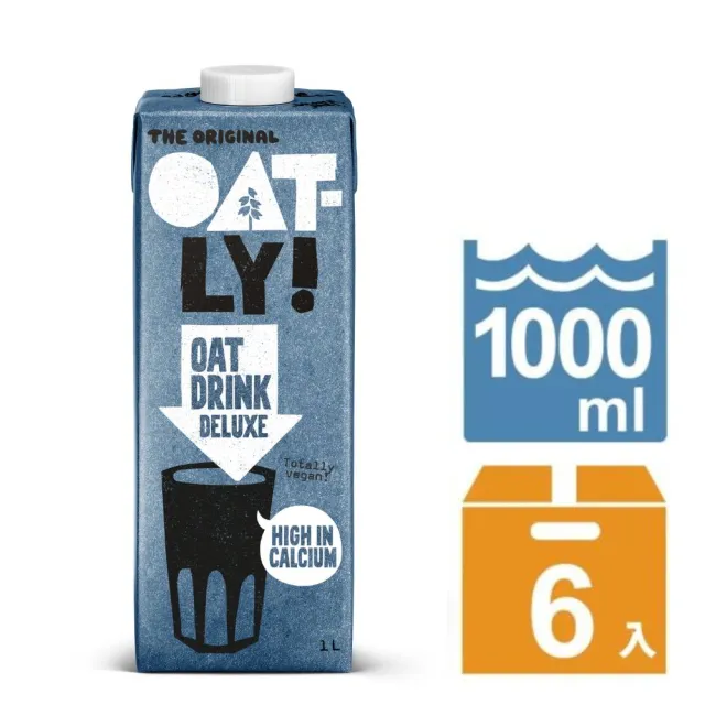 【Oatly】高鈣燕麥奶1Lx6入/箱x1箱