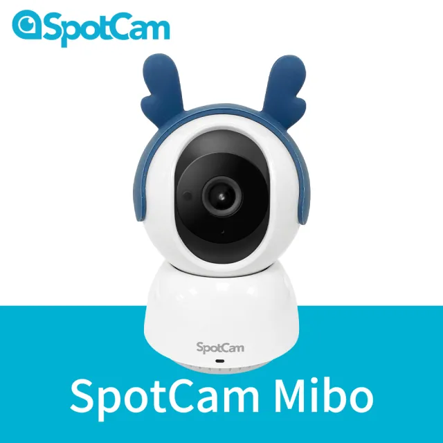 【spotcam】Mibo 2K寵物專用攝影機/監視器(寵物移動追蹤│免費雲端)